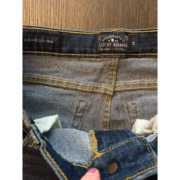 Lucky Brand Advanced Skinny Size 14 (kids) Jeans - Picture 6 of 8